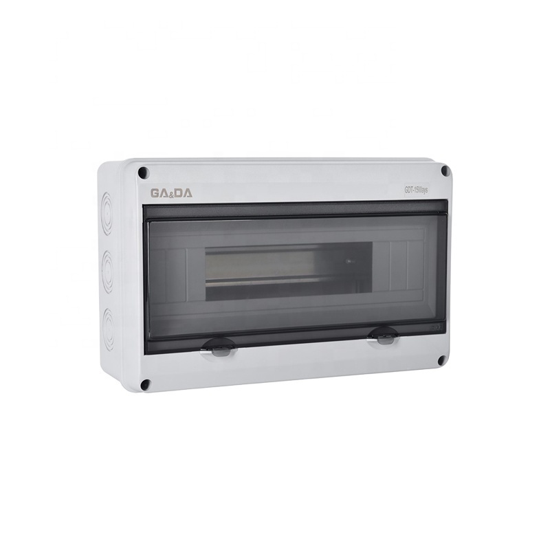 High quality GDT-15WAYS IP65 waterproof Plastic distribution box ABS plastic electrical db junction boxes