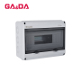 High quality GDT-12WAYS IP65 waterproof Plastic distribution box ABS plastic electrical db junction boxes