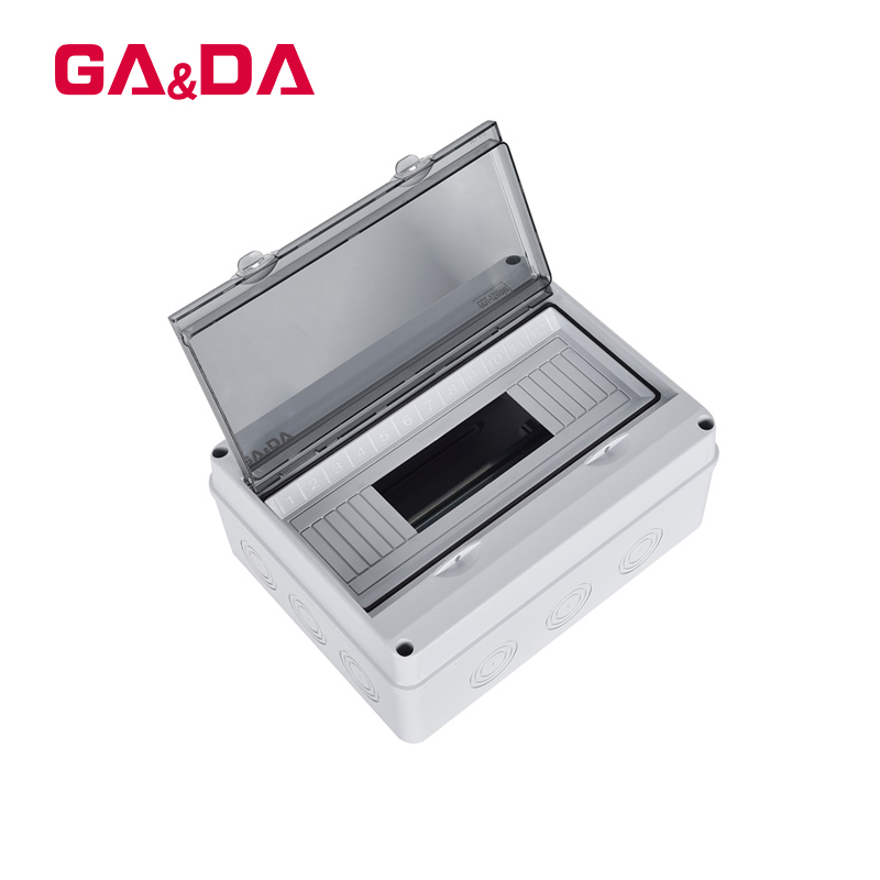 High quality GDT-12WAYS IP65 waterproof Plastic distribution box ABS plastic electrical db junction boxes