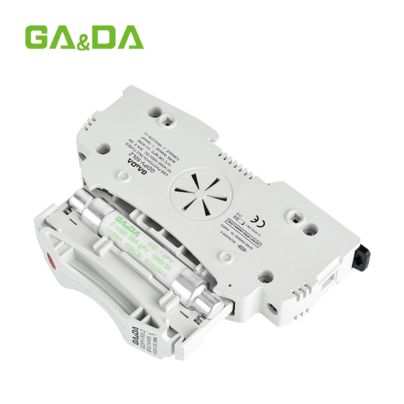 Special photovoltaic combiner box for photovoltaic power generation system Solar energy dc fuse base and link
