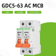New model MCB  1P 2P 3P 4P AC Miniature Circuit Breaker