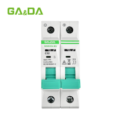TUV Certificate solar mcb 2 pole miniature circuit breakers dc AIR circuit breaker