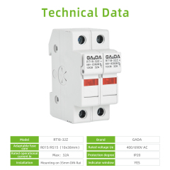 RT18 AC Cylindrical fuse holder power fuses