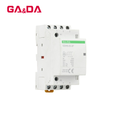 wholesale small household ac contactor three phase 220v rail type 3p 25a normally closed normally open