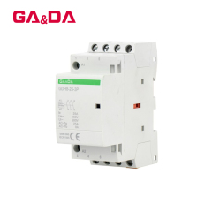 wholesale small household ac contactor three phase 220v rail type 3p 25a normally closed normally open