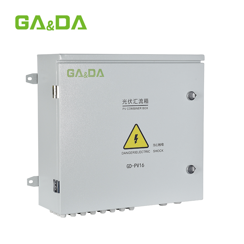 High quality waterproof IP65 PV Combiner Box 16 IN 1 OUT iron shell box solar control box