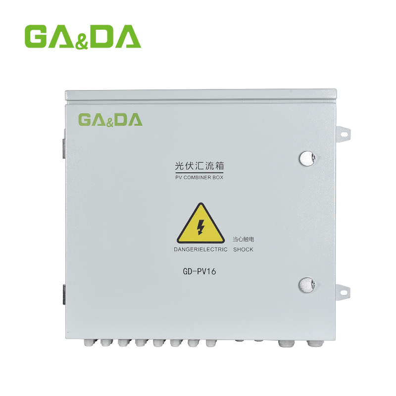 High quality waterproof IP65 PV Combiner Box 16 IN 1 OUT iron shell box solar control box