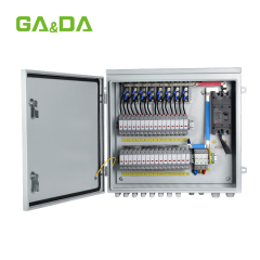 High quality waterproof IP65 PV Combiner Box 16 IN 1 OUT iron shell box solar control box