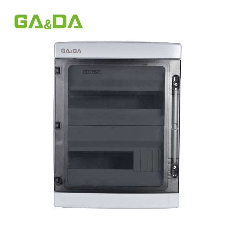 IP65 Outdoor Waterproof 26 Way Electrical Power Plastic Distribution Box