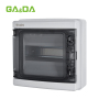 Plastic waterproof safe box 8 ways electrical distribution box