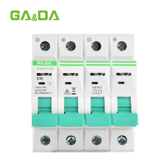 TUV CB IEC 1000V DC 4P MINI Circuit breaker  air circuit breakers DC MCB circuit breaker