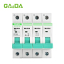 TUV CB IEC 1000V DC 4P MINI Circuit breaker  air circuit breakers DC MCB circuit breaker