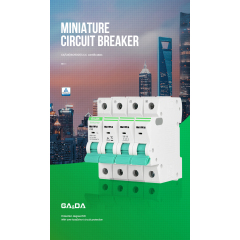 TUV CB IEC 1000V DC 4P MINI Circuit breaker  air circuit breakers DC MCB circuit breaker