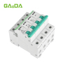 TUV CB IEC 1000V DC 4P MINI Circuit breaker  air circuit breakers DC MCB circuit breaker