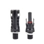 1000V DC 10A 15A 20A PV solar connector Tin Plated Copper Solar Panel Connector