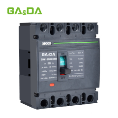 Molded case circuit breakers AC MCCB 2 pole 3 pole 4 pole 125A 250A mccb circuit breaker