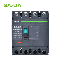 Molded case circuit breakers AC MCCB 2 pole 3 pole 4 pole 125A 250A mccb circuit breaker