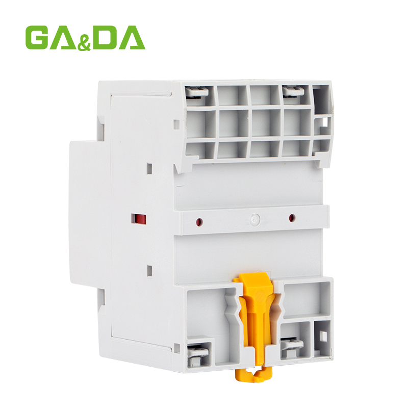 4P 63A 110VAC 220VAC Din Rail Household AC Contactor Electrical Type Contactor