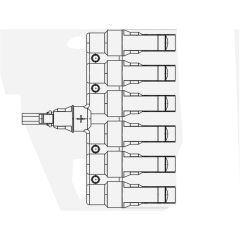 High Quality IP67 DC 1000V 30A  solar cable connector for Solar pv system