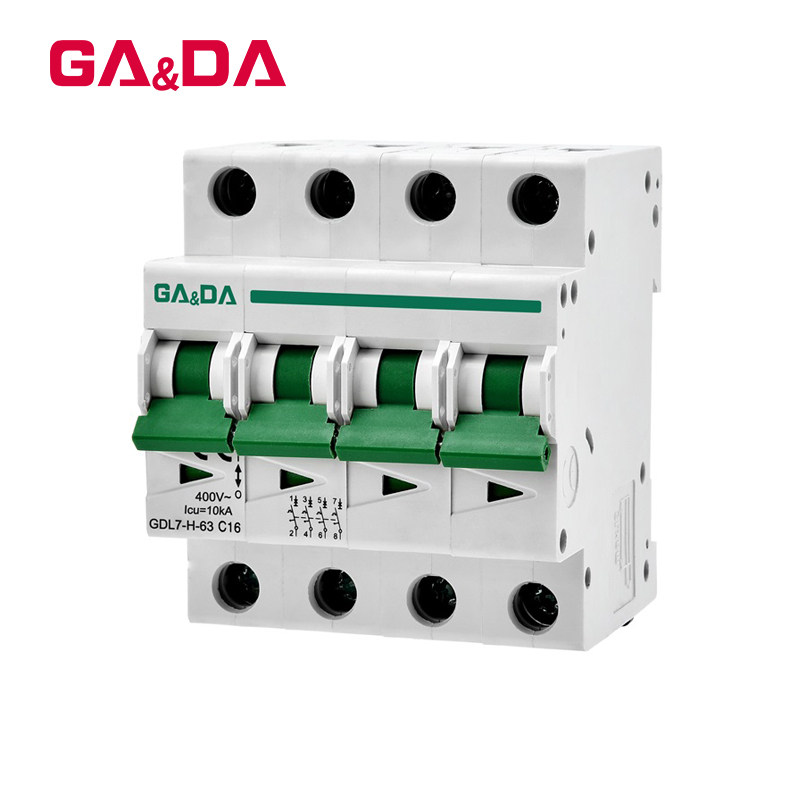 professional manufacturer  MCB 4P 16A 10KA