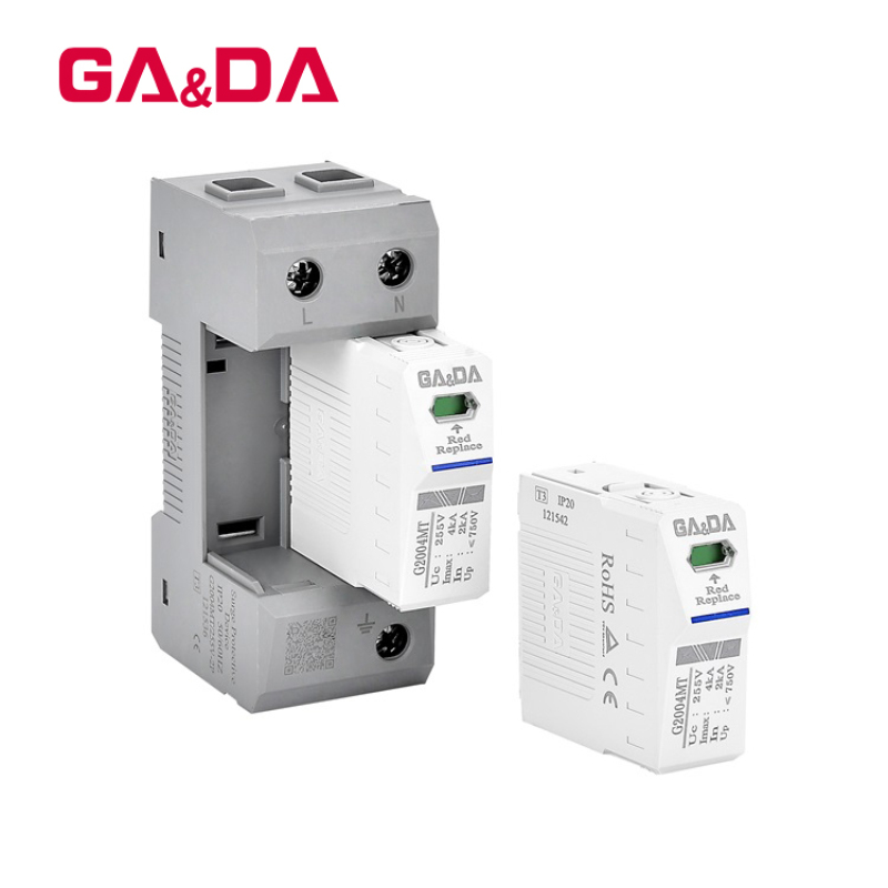 Two Phases Power Strip Surge over-voltage protection 2KA 4KA 8KA 255V best power SPD