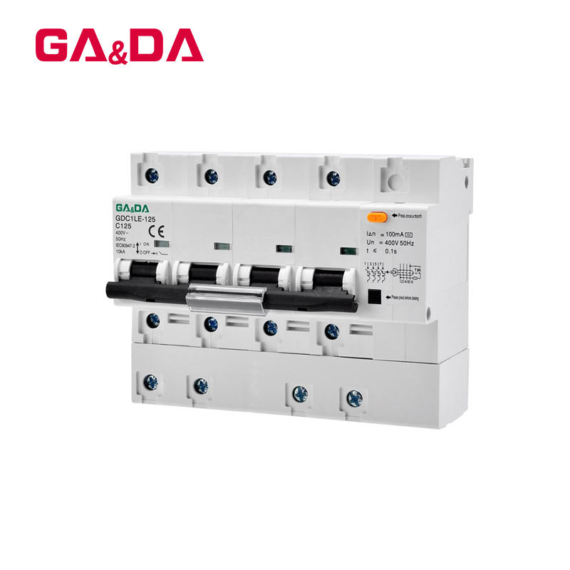 New High Quality MCB 4P 125A  400V  4.5ka   mini MCB