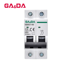 Professional Manufacture 2P 16A 1000V 4.5/6ka Mini DC MCB