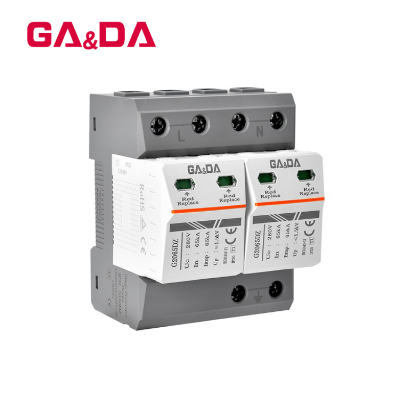Voltage Surge Protector Lightning surge protection T1 2Pole 280V AC SPD Surge Protective Device