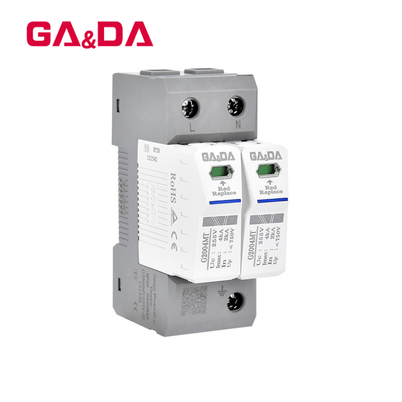 Two Phases Power Strip Surge over-voltage protection 2KA 4KA 8KA 255V best power SPD