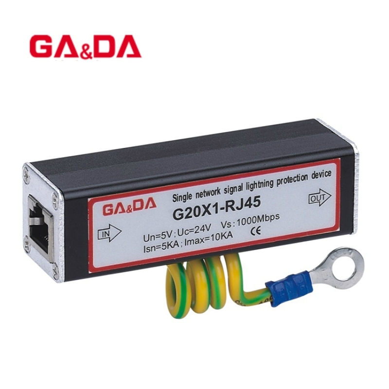 GADA 220V RJ11 RJ45 series communication line signal 12v surge protector signal spd