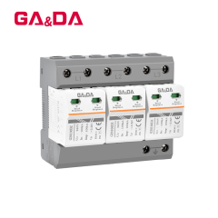 Surge Arrester Protector SPD 280V 3P 100KA AC Solar Surge Protective Device