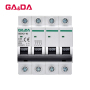 4p  Mini MCB 16A 4.5/6ka 1000v MCB    With CE Certificate