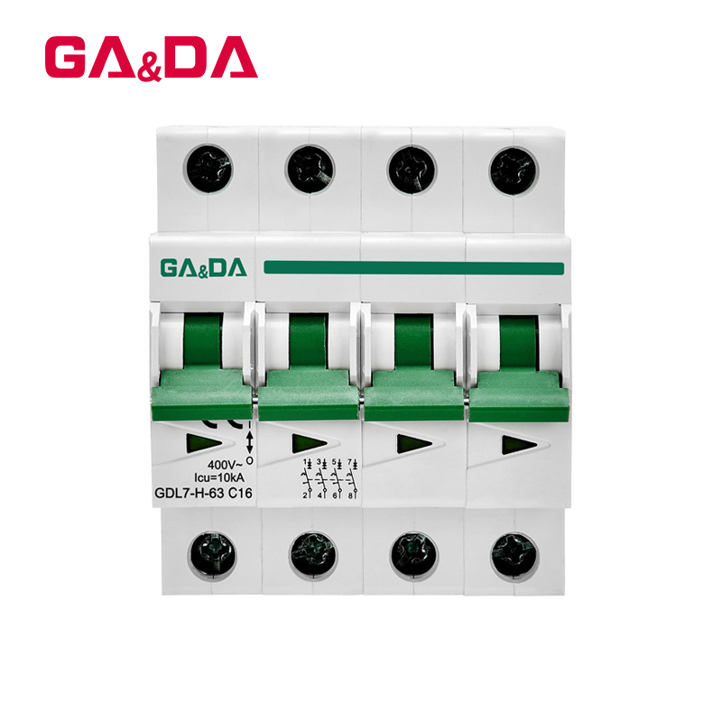professional manufacturer  MCB 4P 16A 10KA