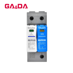 GADA Good Quality 35mm Din rails 30KA 70KA 280V 255V AC 1+NPE SPD power Surge Protector