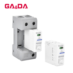Standard 35MM 2P 3KA 8KA 255V AC Household Low-Voltage Anti-lightning SPD Surge Arrester Electrical Surge Protection
