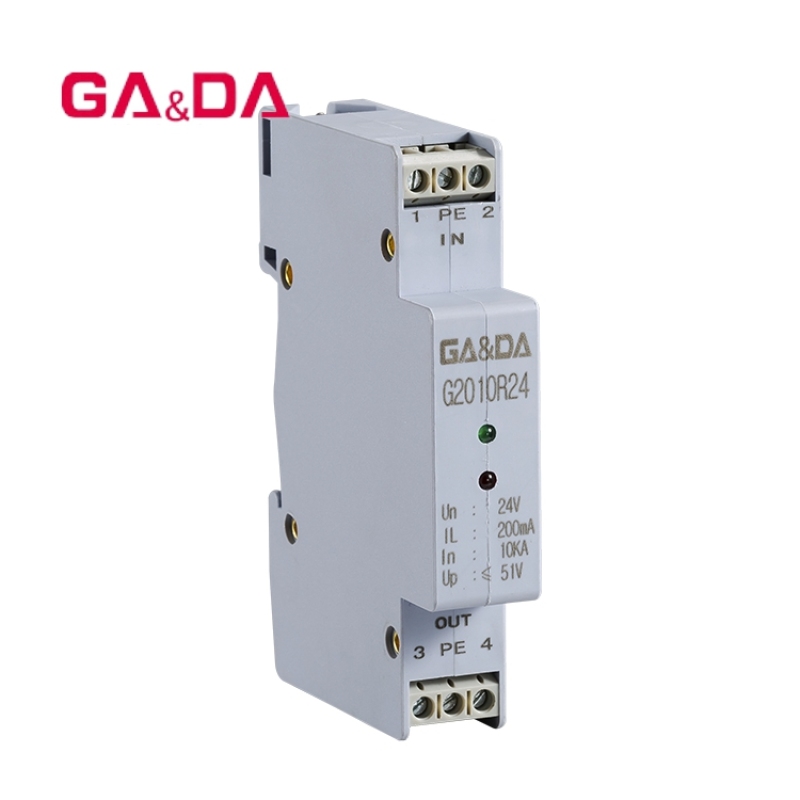 GADA DC AC 24V 24vdc electrical 10KA dual light surge protection RS485 interface signal line lightning surge protective device