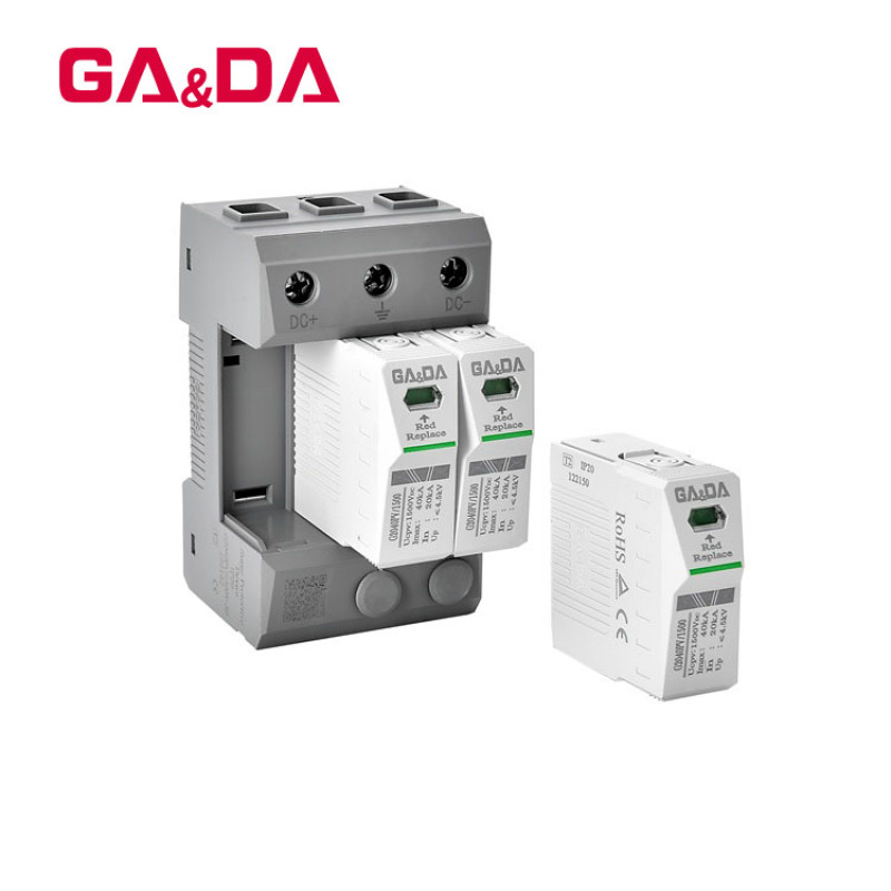 thunder protector 3p 1500v dc surge protective device
