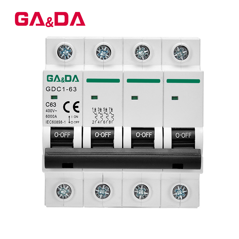 sell hot MCB AC mini circuit breaker  4.5KA AC 400V  Miniature Circuit Breaker