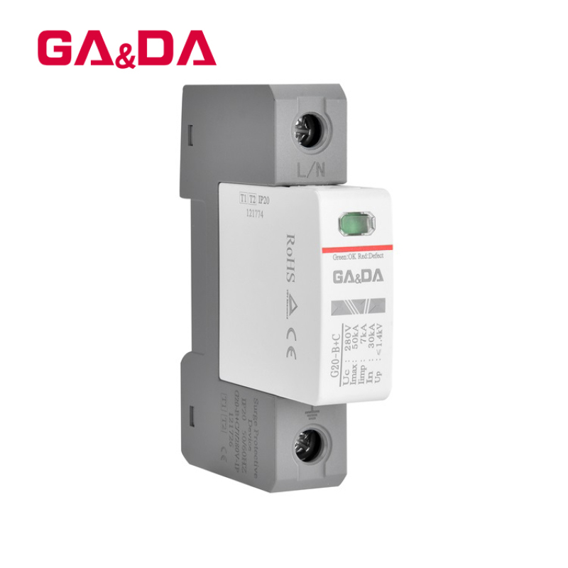 CE Approved SPD 7/30/50KA 280V Surge Lightning Arrestor Power Surge Protection SPD Voltage surge protector