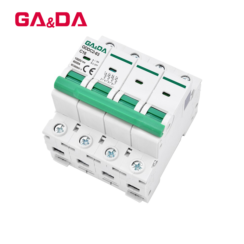 Professional Manufacture 4P 16A  1000v 6ka Mini DC MCB