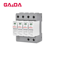 To supply 4P Power surge protection device 40KA AC surge lighting protection SPD