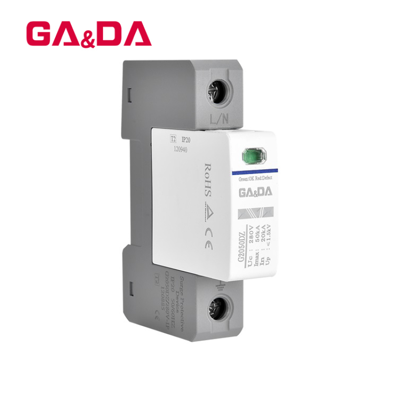 GADA G2050DZ-280-1 PHot Selling 280v 20/50KA Power Surge Arrester Lightning Protector Device Energy SPD