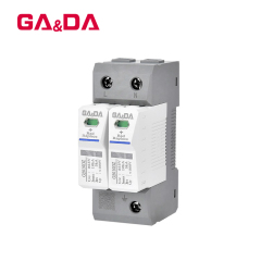GADA G2010DZ-255-2P 2 pole 20ka 2 phase surge protection ac spd  255v voltage spd surge power protector spd