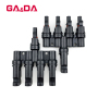 PV cable connectors  for solar panels compatible with male female IP67 30A waterproof solar connector