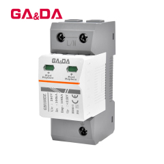 280V Lightning Strikes Surge Arrester 1P 100KA Solar Photovoltaic Surge Protector Device AC SPD