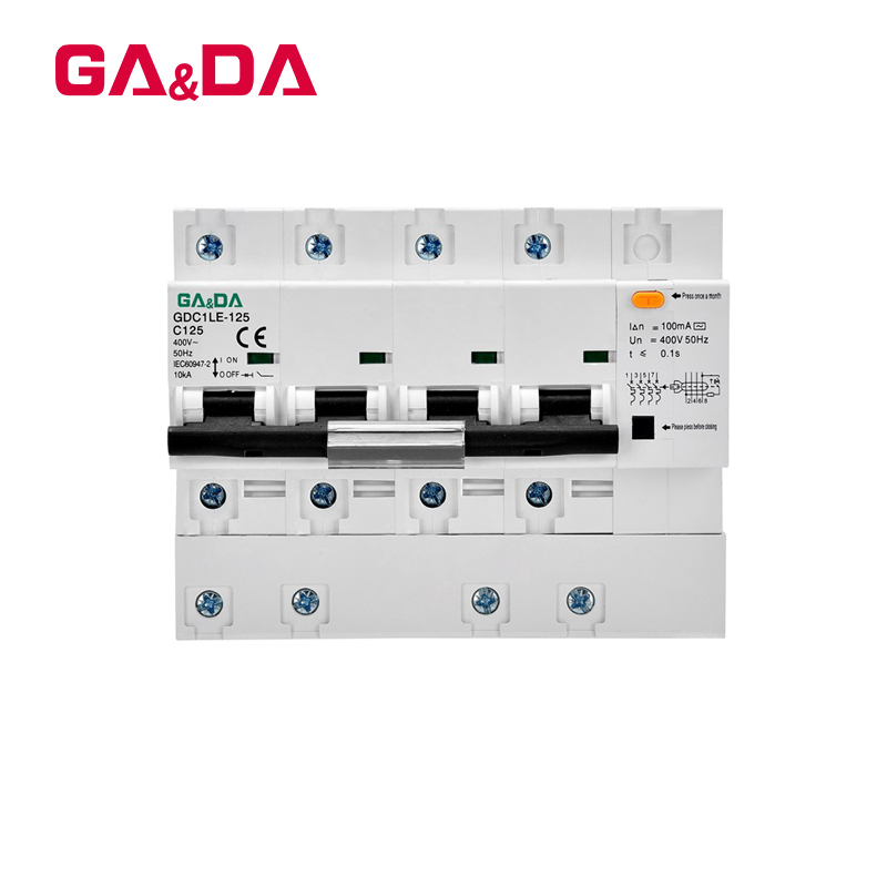 New High Quality MCB 4P 125A  400V  4.5ka   mini MCB