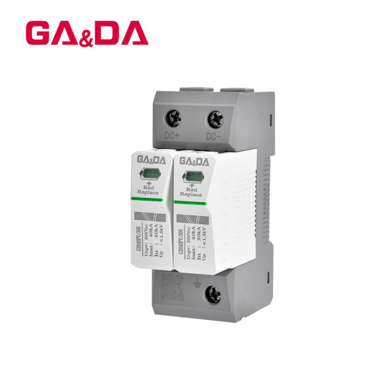Surge Voltage Protection DC Lightning Protection blue and white Surge Protector Device