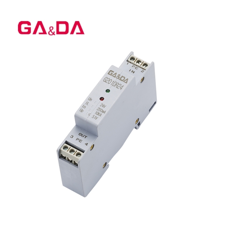 GADA DC AC 24V 24vdc electrical 10KA dual light surge protection RS485 interface signal line lightning surge protective device