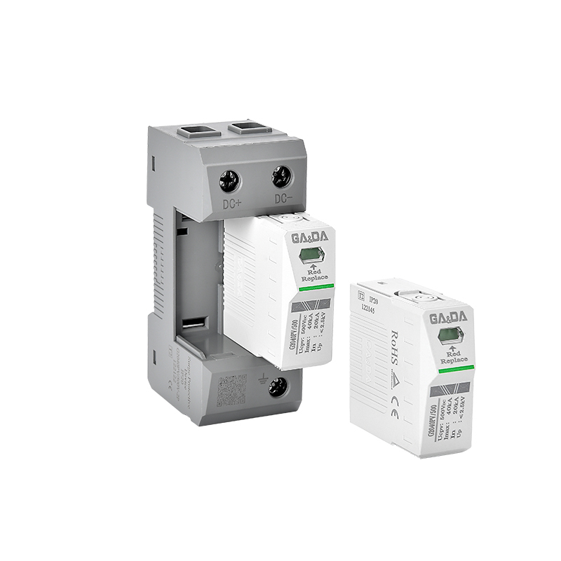 G2040PV/500-2P  Solar 500v lightning outdoor spd 2 pole dc surge arrester photovoltaic