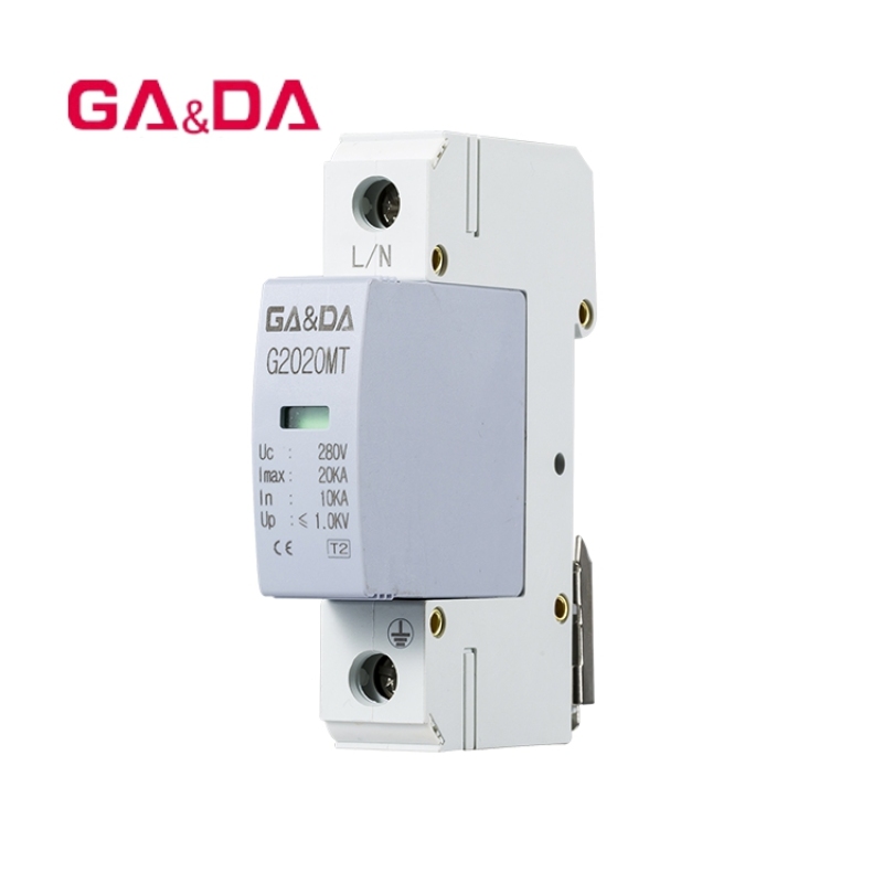 GADA 220v lightning protection 1 three phase In 10ka imax 20ka uc 10v 240v power surge protector 255v mov surge protection device